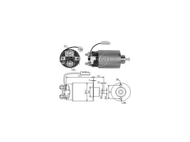 Втягивающее реле MAZDA B-SERIE (UF) / HYUNDAI LANTRA I (J-1) / MITSUBISHI L 200 1980-2013 г.