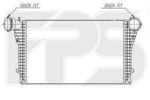 Интеркулер Audi / Skoda / Seat / VW (NISSENS) FP 74 T17-X