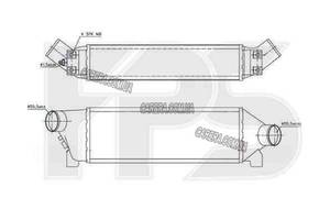 Інтеркулер ford transit 00-06