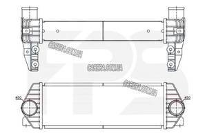 Интеркулер FORD TRANSIT CONNECT