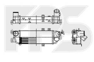 Интеркулер Kia Ceed 1.6 CRDi (07-12) (Nissens) FP 40 T130