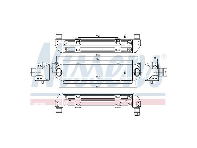 Интеркулер LAND ROVER DISCOVERY IV (L319) / LAND ROVER DISCOVERY III (L319) 2004-2013 г.