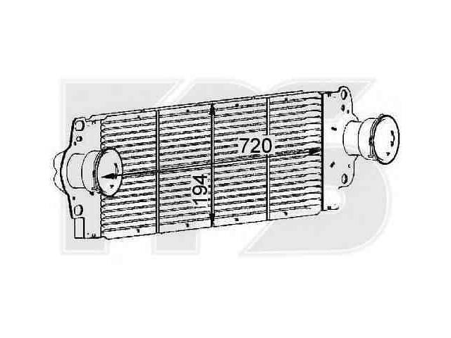 ИНТЕРКУЛЕР на VW T5 2003-2009 FP 74 T119-X