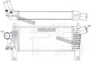 Интеркулер NISSAN NAVARA/PATHFINDER
