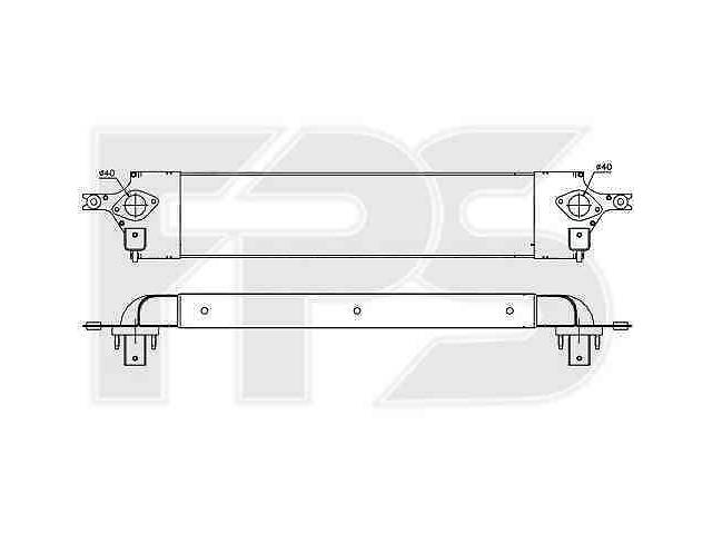 Интеркулер Nissan X-Trail T31 (08-14), Renault Koleos (08-15) 2.0 DCi (NRF) FP 50 T102-X