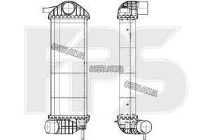 Интеркулер RENAULT KANGOO 09-