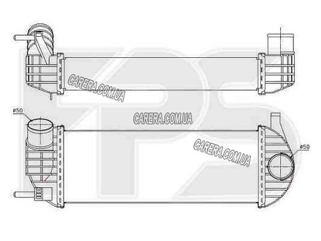 Интеркулер RENAULT KANGOO 09-