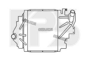 Интеркулер RENAULT SYMBOL I 02-06 (LB0/1/2)