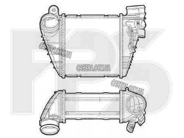 Интеркулер VOLKSWAGEN BORA 99-05