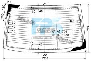 Заднее стекло CHEVROLET LACETTI 03-