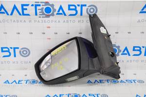 Зеркало боковое левое Ford Escape MK3 13-16 дорест 12 пинов, поворотник, подогрев, подсветка, синий