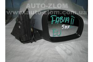 зеркало боковое правое для Skoda Fabia 2008-2012 5pin