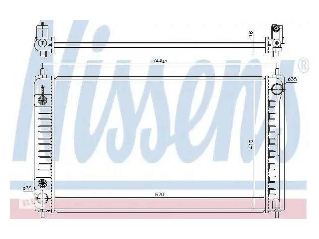 Радиатор охлаждения Nissan Teana