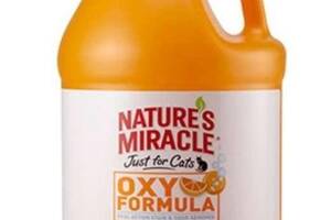 8in1 Nature's Miracle Oxy Formula 3.7 л (Нейчерс Миракл Оранж Окси) устранитель запахов и пятен для котов