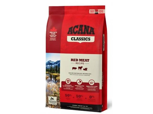 Acana Red Meat Recipе (Акана Ред Мит Рецип) сухой корм для собак всех пород 9.7 кг.