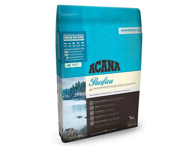 Acana Pacifica Dog (Акана Пацифика Дог) сухой корм для собак всех пород 11.4 кг.