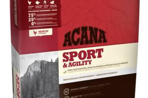 Acana Sport & Agility (Акана Спорт и Аджилити) сухой корм для активных собак 17 кг.
