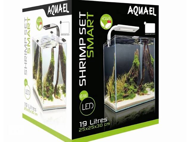 Аквариум Aquael Smart 2.0 / Day Night 10L белый