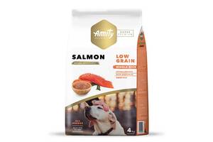 Amity Super Premium Salmon Adult (Амити Супер Премиум Эдалт Лосось) сухой корм для взрослых собак всех пород 4 кг.