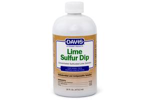 Антимикробное и антипаразитарное средство Davis Lime Sulfur Dip для собак и котов 473 мл (87717907266)