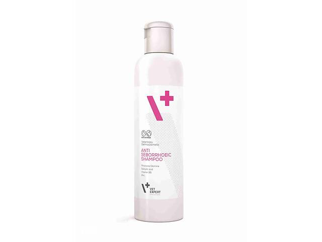 Антисеборейный шампунь для кошек и собак VetExpert Antiseborrheic Shampoo 250 мл