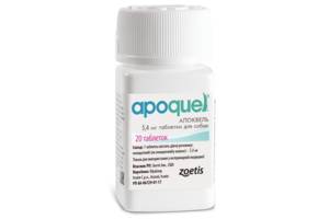 Апоквель 54 мг 20 таб от зуда у собак Zoetis APОQUЕL - таблетки от зуда для собак - конверт