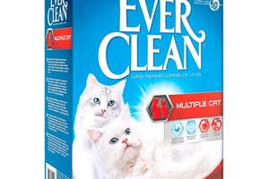Бентонитовый наполнитель Ever Clean Multiple Cat без запаха 10 л