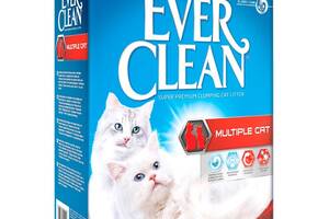 Бентонитовый наполнитель Ever Clean Multiple Cat без запаха 6 л