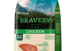 Bravery Chicken Adult Large / Medium (Бравери Лардж Курица) беззерновой корм для собак средних и больших пород 4 кг.