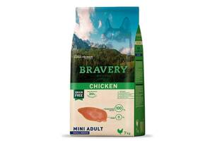 Bravery Chicken Mini Adult (Бравери Мини Курица) беззерновой корм для собак маленьких пород 2 кг.