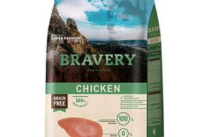 Bravery Chicken Puppy Large Medium (Бравери Паппи Курица) беззерновой корм для щенков средних и больших пород 12 кг