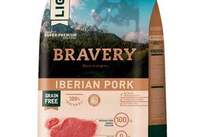 Bravery Iberian Pork Adult Large Medium (Бравери Лардж Свинина) беззерновой корм для средних и больших собак 12 кг