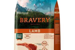 Bravery Lamb Adult Large Medium (Бравери Лардж Медиум Ягненок) беззерновой корм для средних и больших собак 4 кг.