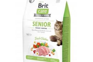 Brit Care Cat GF Senior Weight Control (Брит Кеа Сеньйор Вейгз Контроль) корм для пожилых котов контроль веса 2 кг.