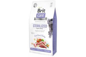 Brit Care Cat GF Sterilized Weight Control (Брит Кеа Стерилизед) корм для стерилизованных котов контроль веса