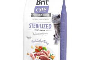 Brit Care Cat GF Sterilized Weight Control (Брит Кеа Стерилизед) корм для стерилизованных котов контроль веса