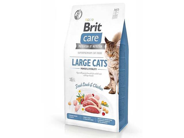 Brit Care Cat Grain Free Large cats (Брит Кеа Лардж Кет) сухой беззерновой корм для котов крупных пород