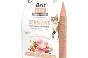 Brit Care Grain Free Sensitive (Брит Кеа Сенситив) беззерновой корм для котов с чувствительным пищеварением 2 кг.