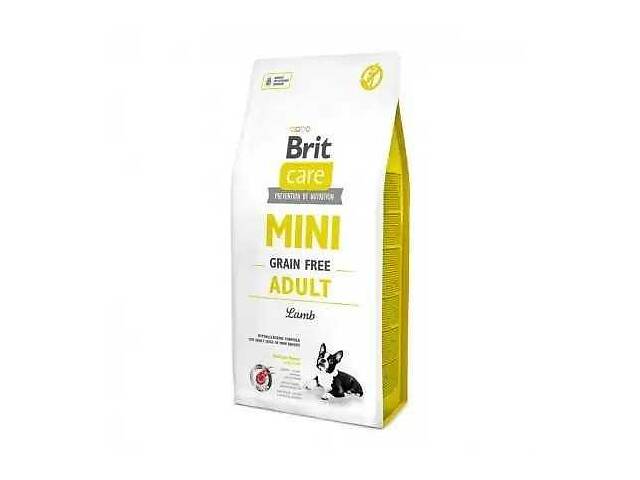 Brit Care Mini Grain Free Adult (Брит Кеа Мини Эдалт Ягненок) беззерновой корм для собак породы до 10 кг