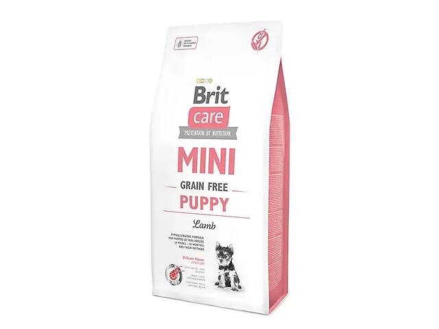 Brit Care Mini Grain Free Puppy (Брит Кеа Мини Паппи) беззерновой корм для щенков маленьких пород до 10 кг. 7 кг.