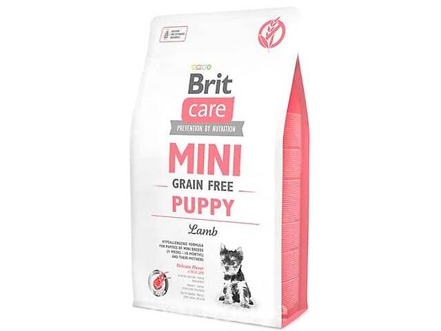 Brit Care Mini Grain Free Puppy (Брит Кеа Мини Паппи) беззерновой корм для щенков маленьких пород до 10 кг. 2 кг.