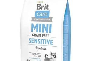 Brit Care Mini Grain Free Sensitive (Брит Кеа Мини Греин Фри) беззерновой корм для собак до 10 кг при аллергии 2 кг.