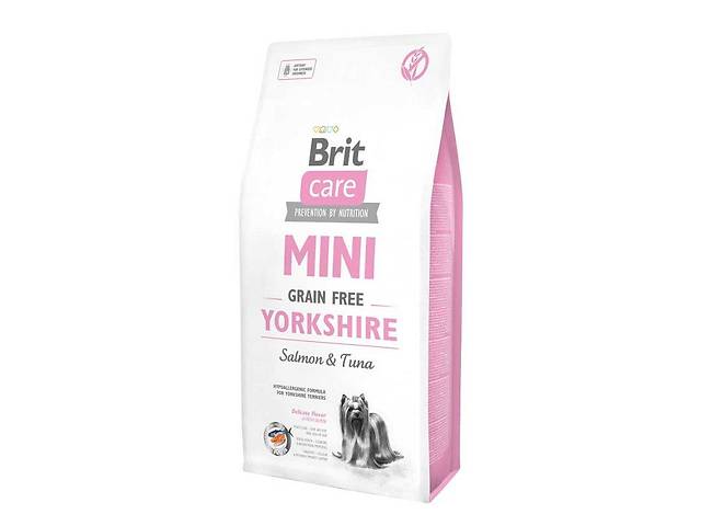 Brit Care Mini Grain Free Yorkshire (Брит Кеа Мини) сухой беззерновой корм для собак породы йоркширский терьер 7 кг.