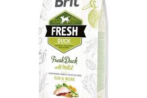 Brit Fresh Duck With Millet Adult Run Work (Брит Фреш Утка и Пшено Эдалт Ран) сухой корм для взрослых собак