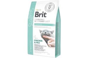 Brit GF Veterinary Diet Cat Struvite (Брит Ветеринари Диет Струвит) беззерновой корм для котов при струвитах 2 кг