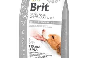 Brit GF Veterinary Diet Dog Mobility (Брит Ветеринари Диет Мобилити) беззерновой корм для собак для суставов 2 кг.