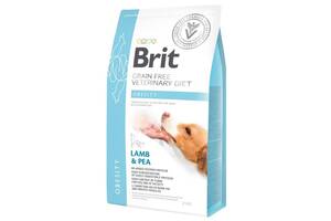 Brit GF Veterinary Diet Dog Obesity (Брит Ветеринари Диет Обесити) беззерновой корм для собак при ожирении 2 кг.