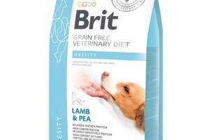 Brit GF Veterinary Diet Dog Obesity (Брит Ветеринари Диет Обесити) беззерновой корм для собак при ожирении 2 кг.