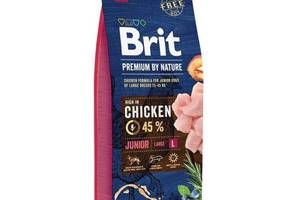 Brit Premium by Nature JUNIOR L (Брит Премиум Нечурал Джуниор Л) корм для щенков крупных пород от 1 до 24 мес.