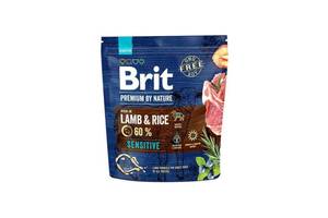 Brit Premium by Nature Sensitive Lamb Rice (Брит Премиум Нечурал Сенситив Ягненок) корм для собак при аллергии 1 кг.